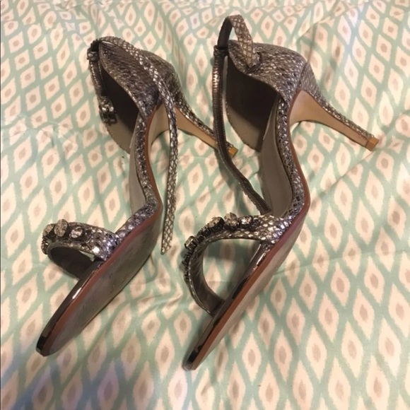 Glint snakeskin heels - Picture 2 of 4